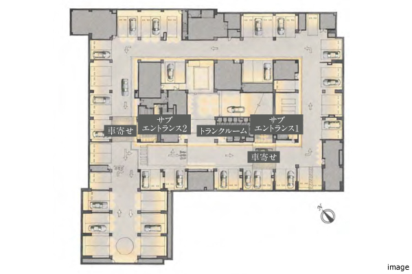 地下平面図｜ザ・パークハウスグラン南青山